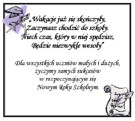 Wakacje już się skończyły